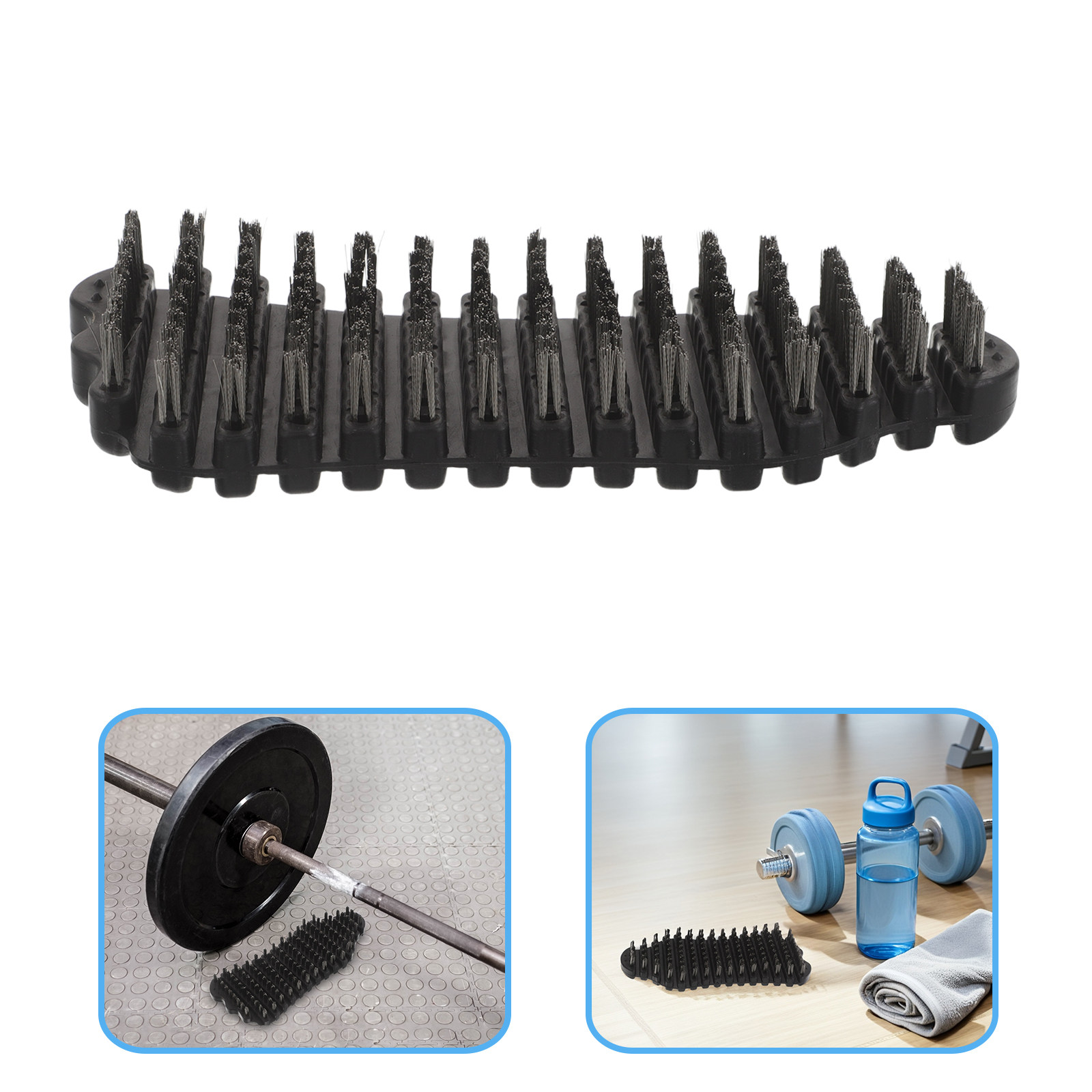 Heavy Equipment Gym - Steel Wire Barbell Brush Heavy Duty