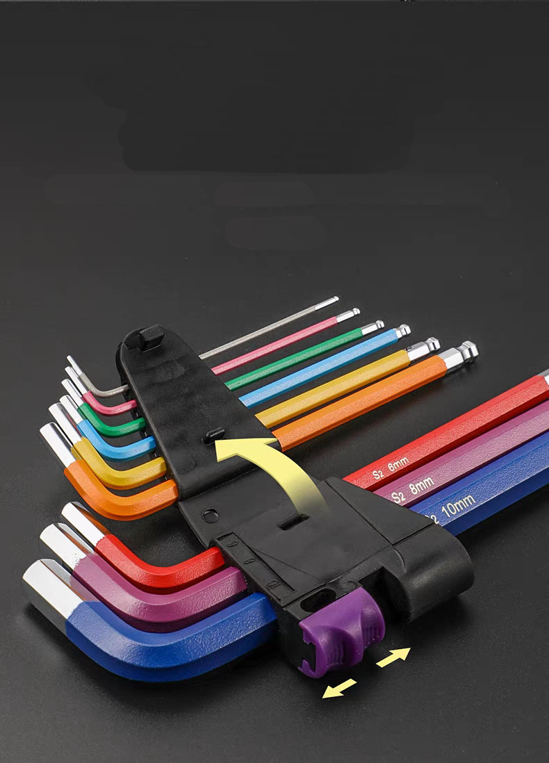 Heavy Equipment Key Set - Industrial Ball End Hex Key Set