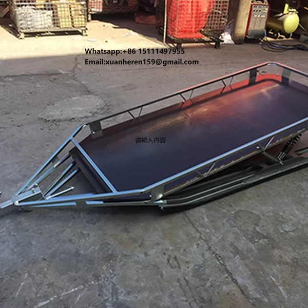 Heavy Equipment Hauler - Heavy-Duty Log Wooden Snowboard Trailer -
