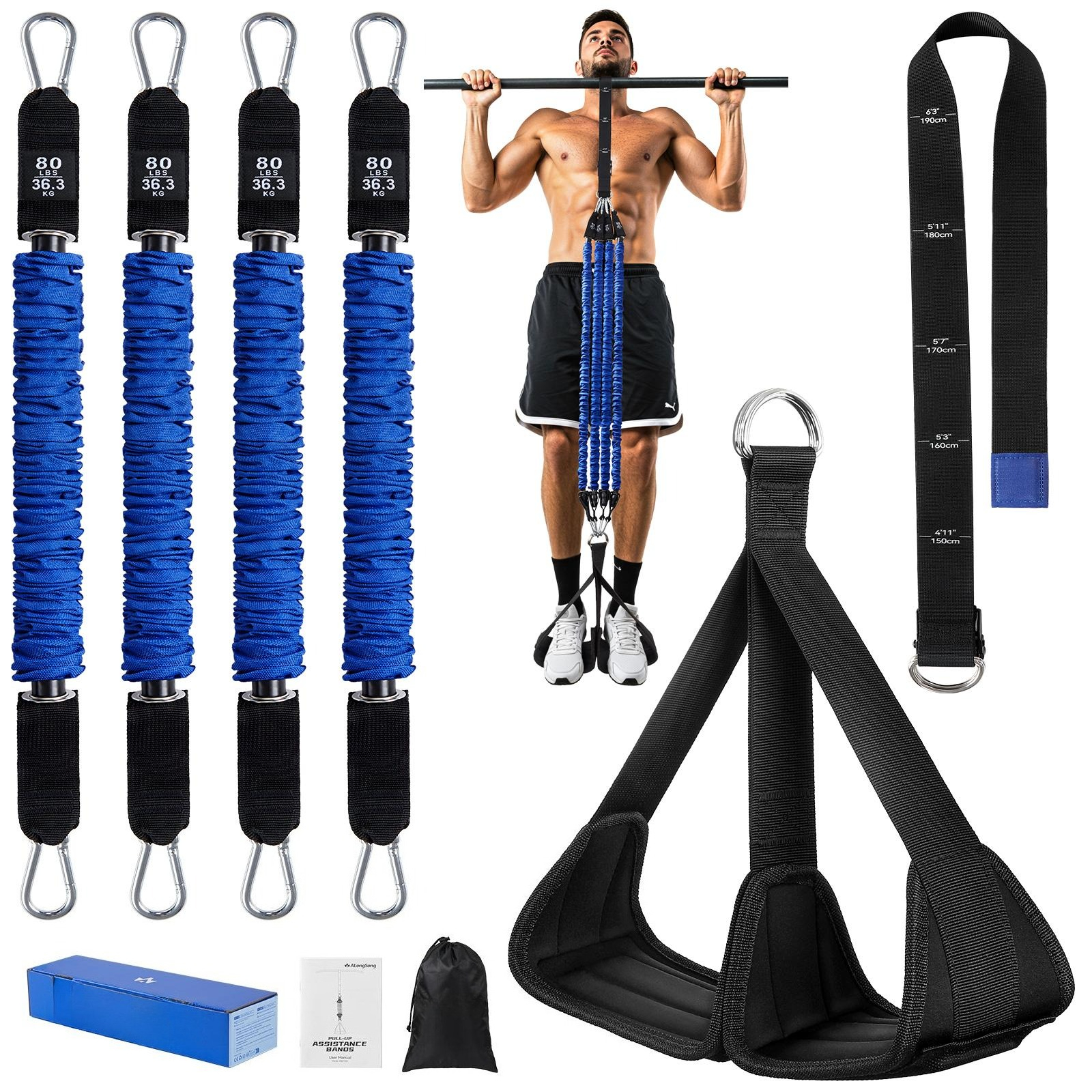 Heavy Equipment Gym - Heavy Duty Pull Up Assist Bands