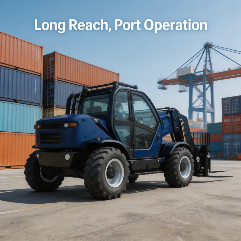 Heavy Equipment Management - Heavy Duty 7M Reach Telehandler For