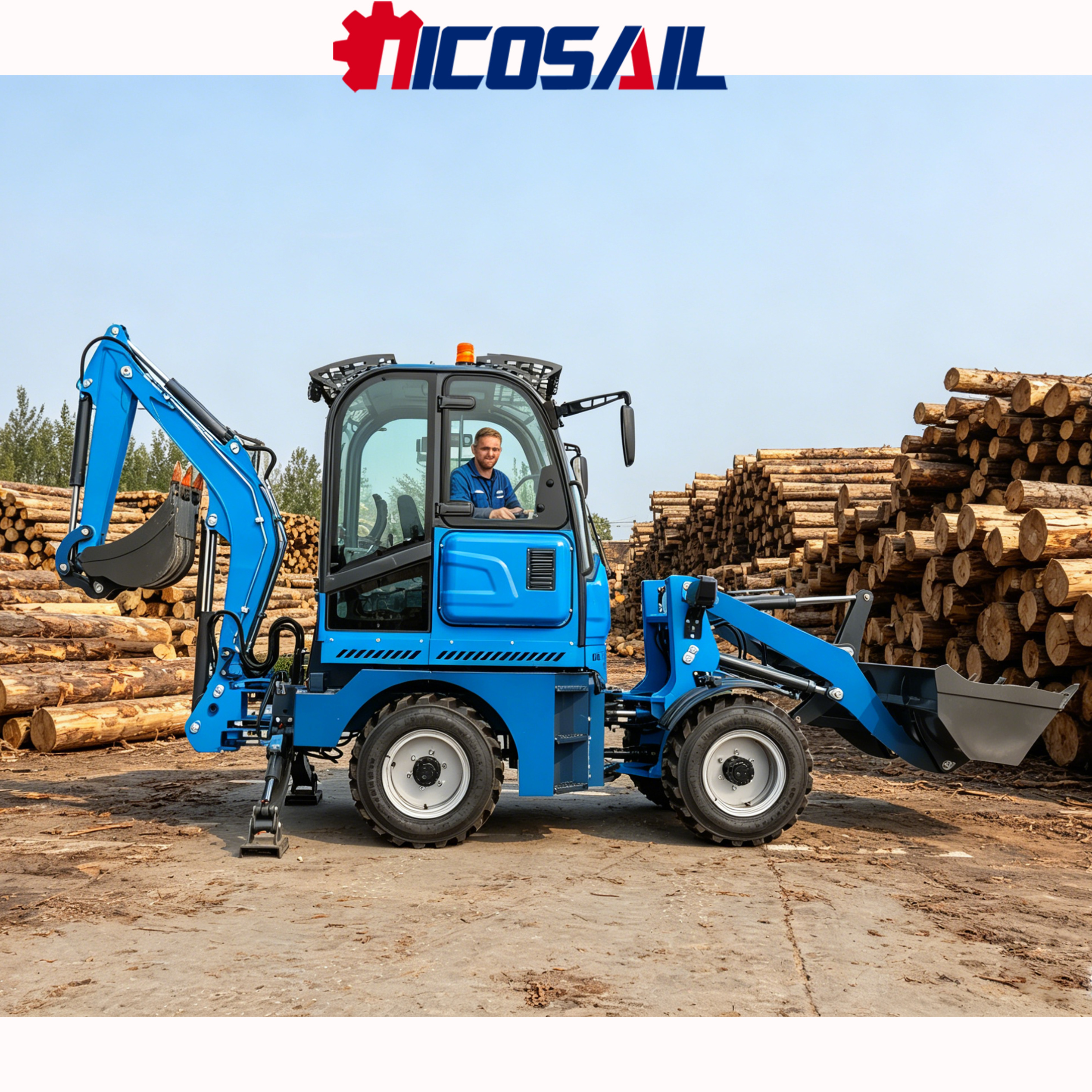 Tractor Backhoe - Backhoe Loader Custom Solution CE Euro