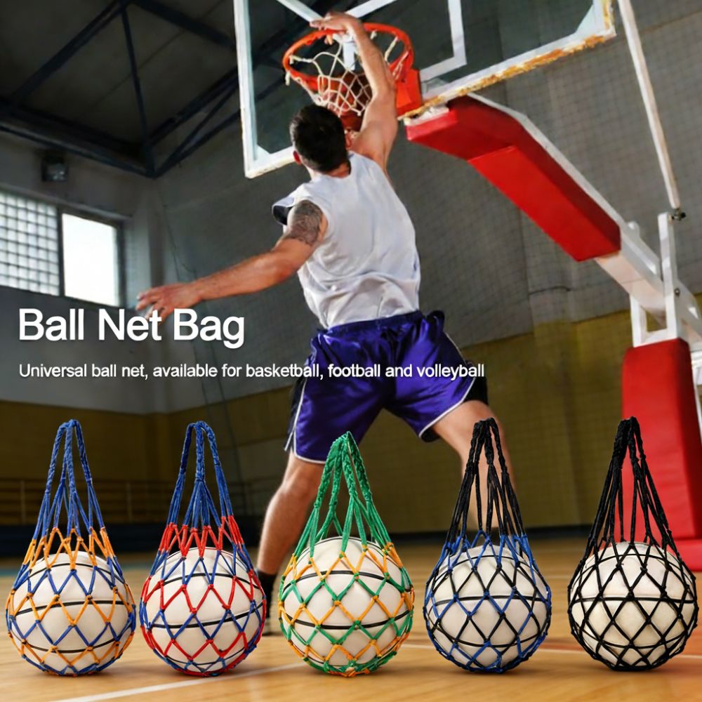 Heavy Equipment Gym - Basketball Ball Bag Heavy Duty Woven