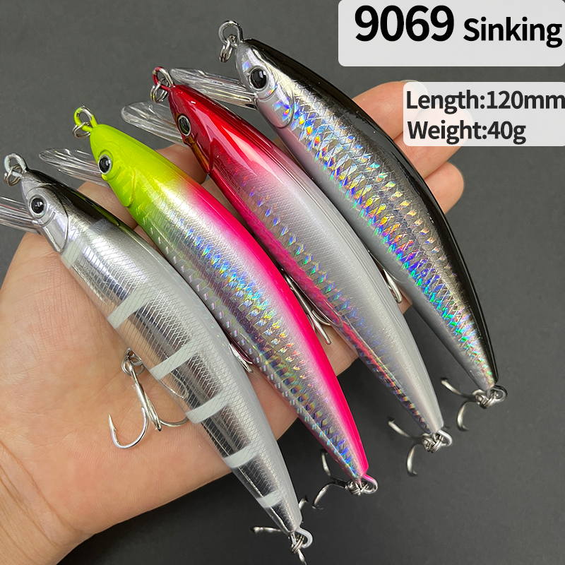 Heavy Equipment Management - 40g 120mm Heavy Sinking Minnow Lures