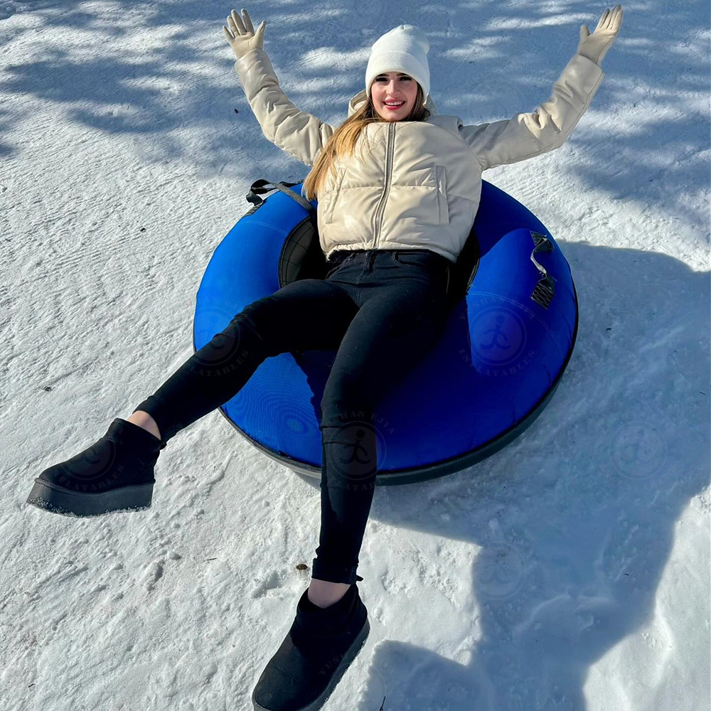 Heavy Equipment Youtube For Kids - Inflatable Rubber Snow Tube Heavy-Duty Winter