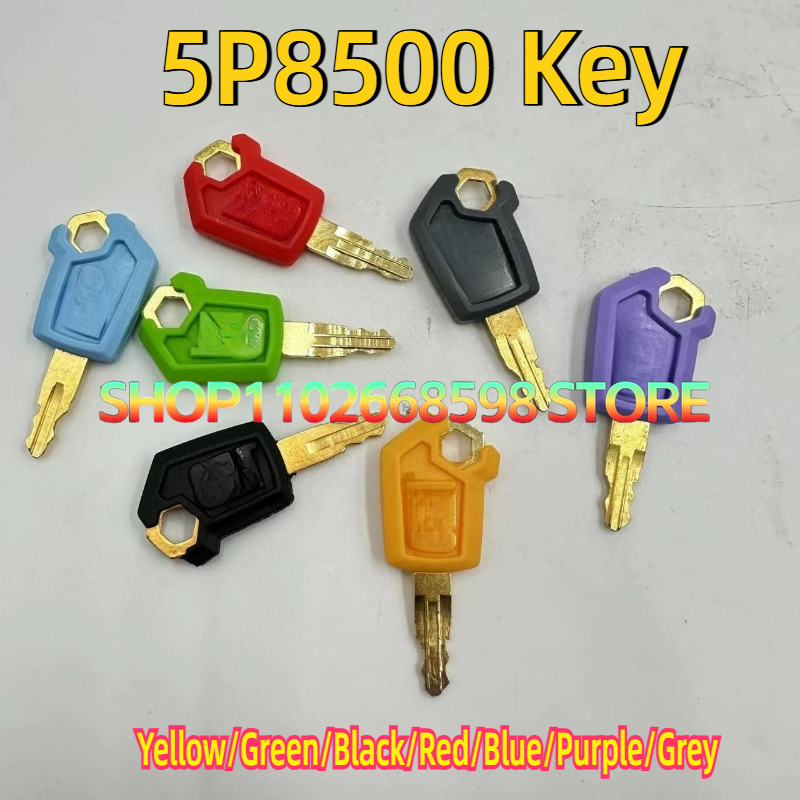 Heavy Equipment Yellow - 50PCS 5P8500 Keys for CA Heavy
