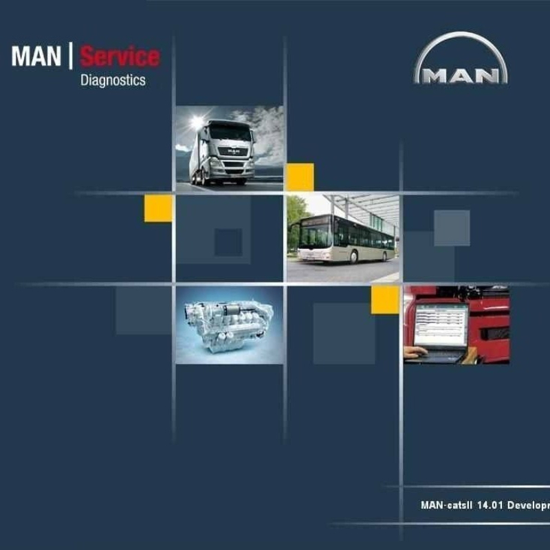 Heavy Equipment Software - MAN-Cats II trucks Diagnostic Tools software