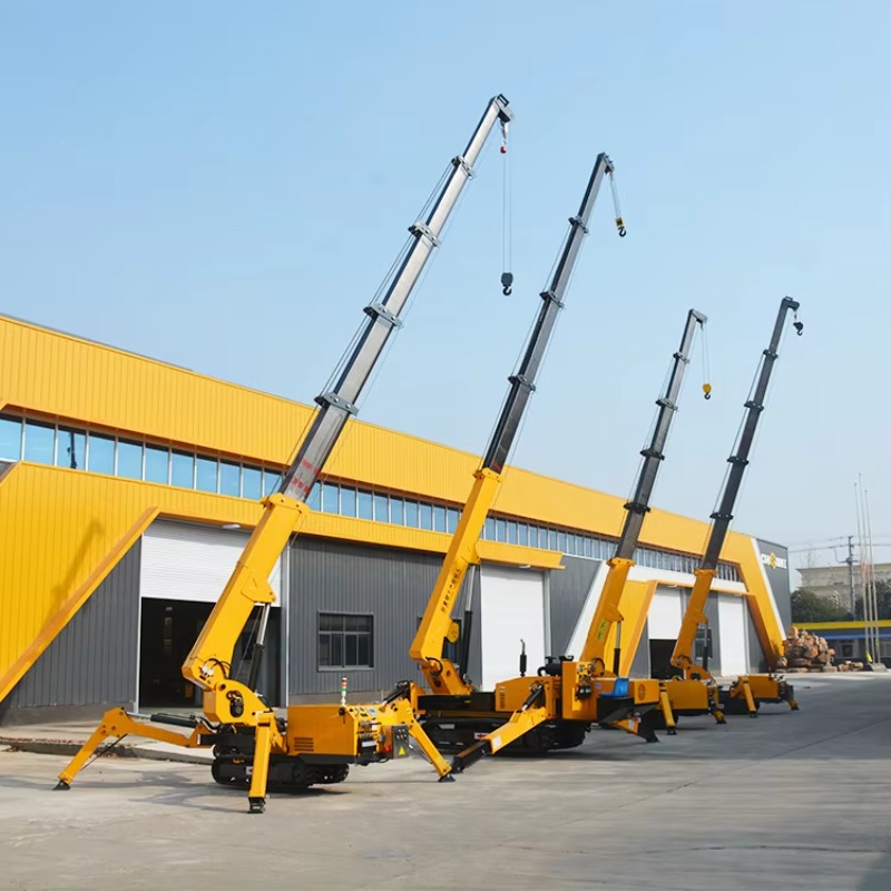 Heavy Equipment For Construction - 8T Hydraulic Spider Crane Heavy Duty