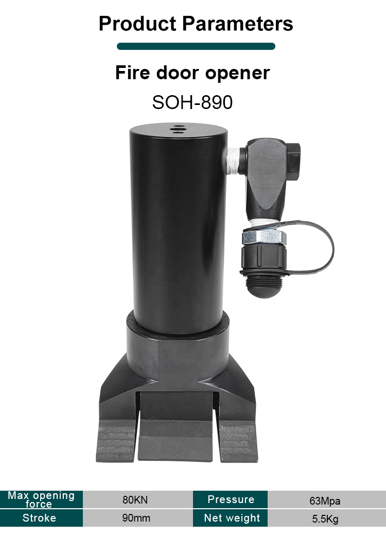 Heavy Equipment Jack - SOH-890 Hydraulic Toe Jack | Heavy-Duty