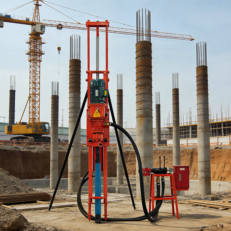 DTH Drill Rig Portable Down Th - Heavy Equipment For Construction ulasan dan harga