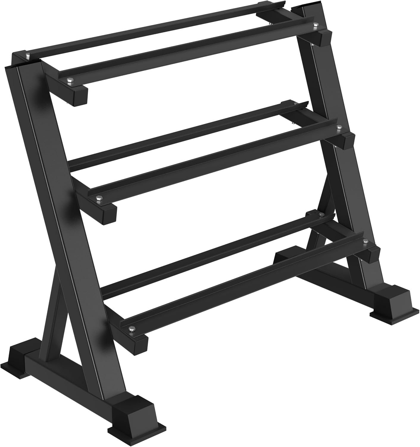 Heavy Duty Three Tier Dumbbell - Heavy Equipment Gym ulasan dan harga