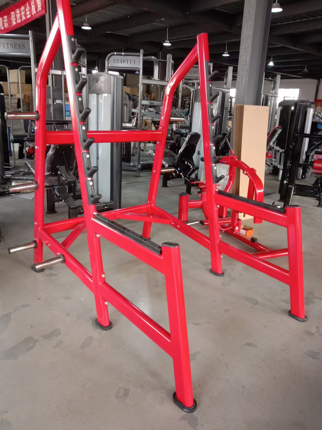 Squat Rack Power Cage, Plate L - Heavy Equipment Gym ulasan dan harga
