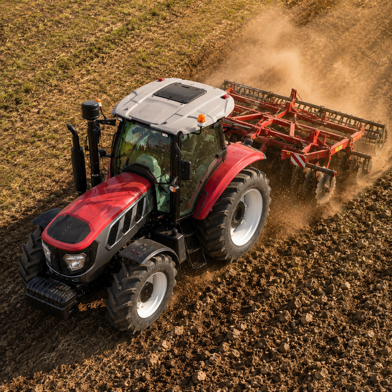 Customized Compact Agricultura - Tractor Backhoe ulasan dan harga