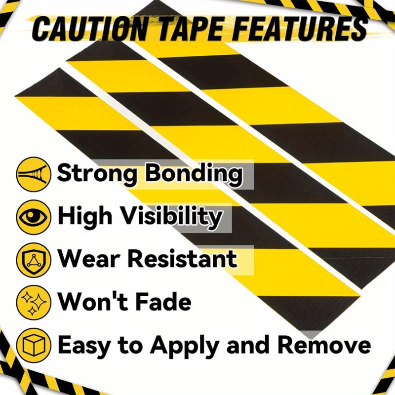 YITAPE Black Yellow Hazard War - Heavy Equipment Yellow ulasan dan harga
