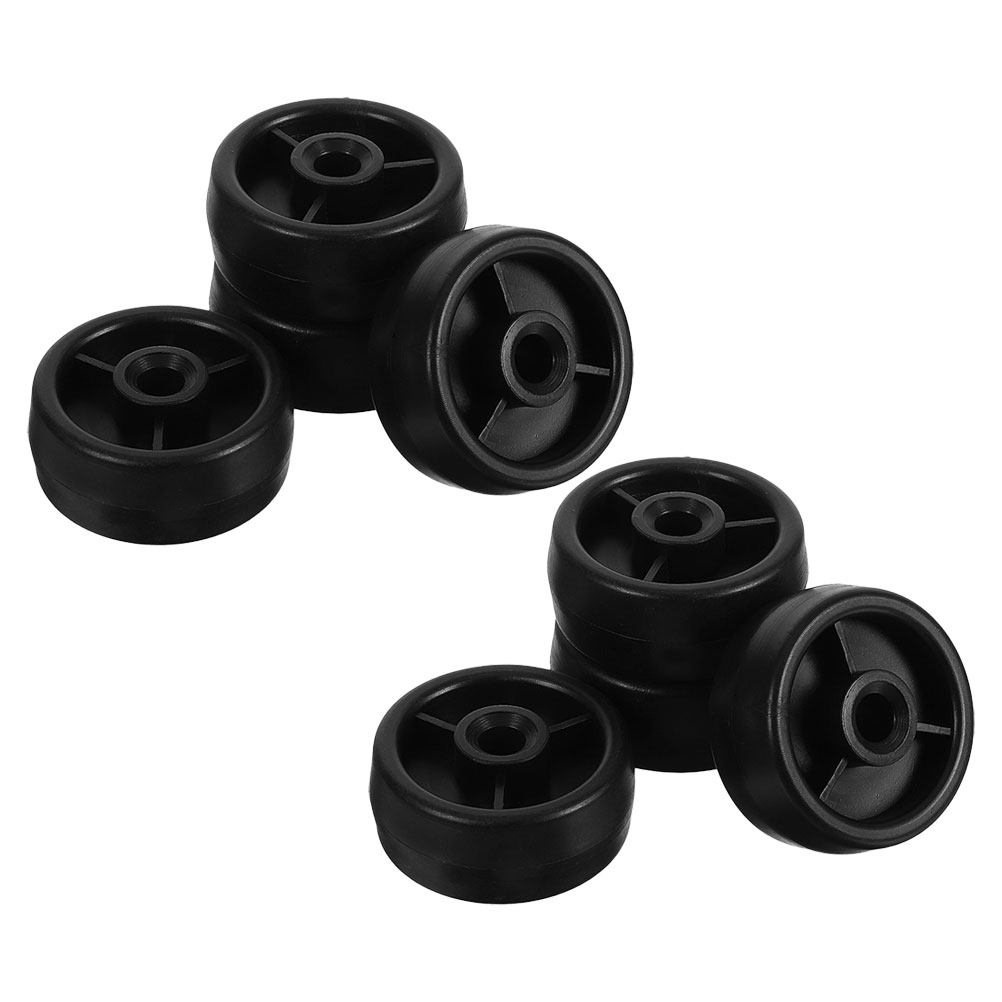 8pcs Plastic Roller Wheels Hea - Heavy Equipment Gym ulasan dan harga