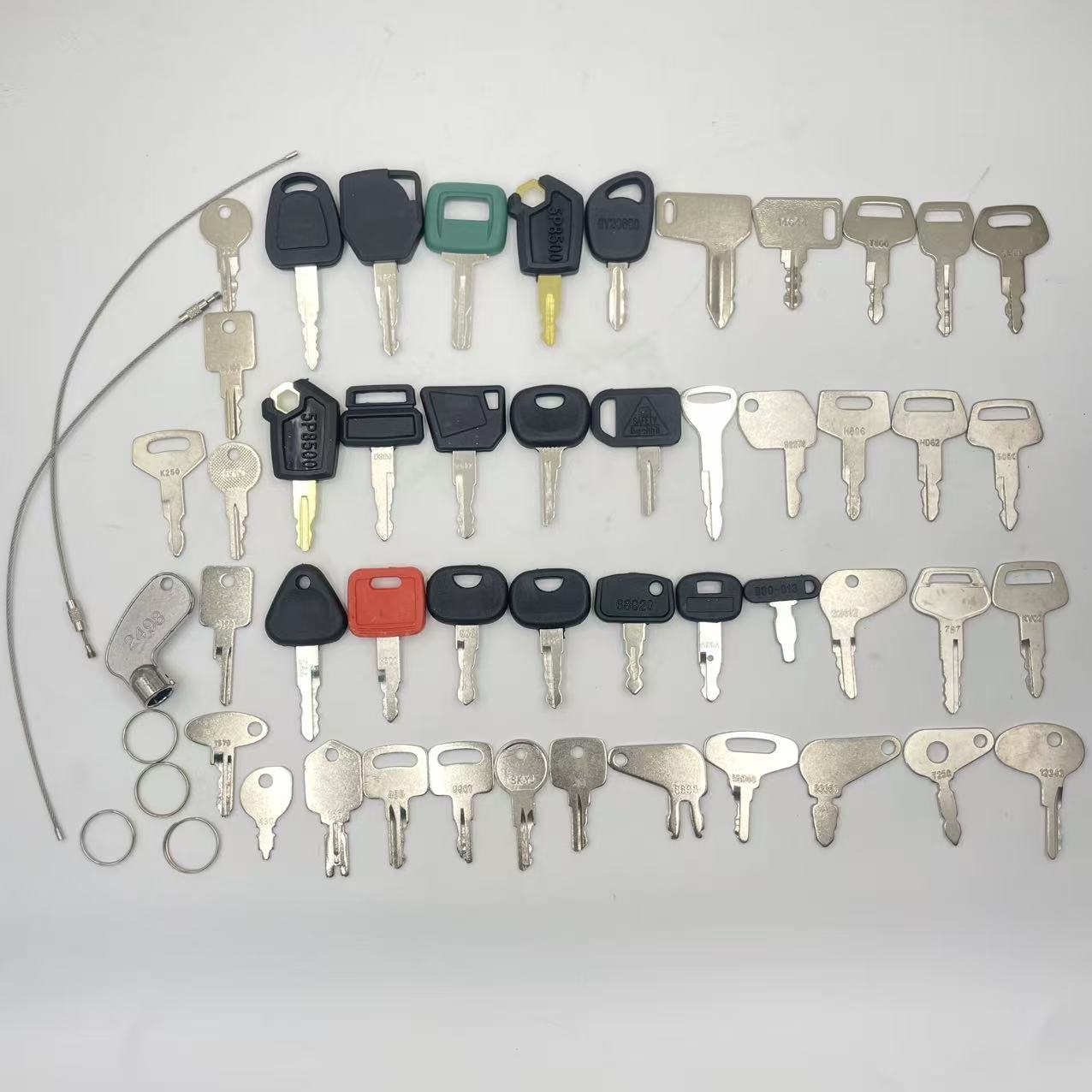 48PCS Heavy Equipment Keys Set - Heavy Equipment Key Set ulasan dan harga