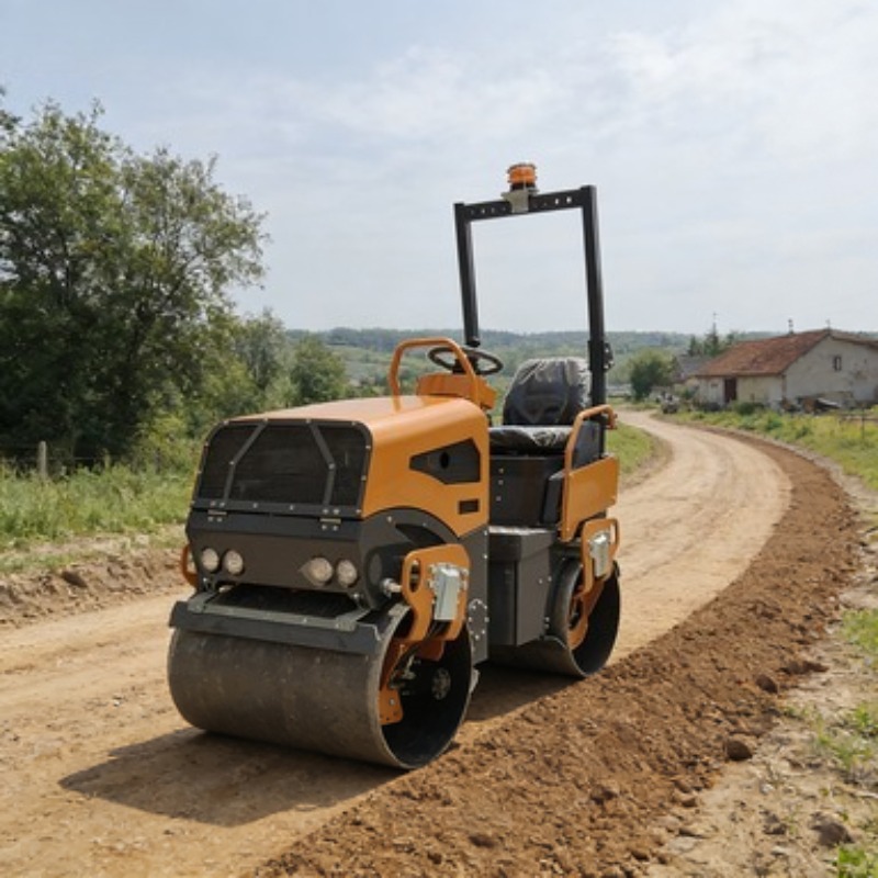 Compactor Road Roller Vibrator - Heavy Equipment For Construction ulasan dan harga