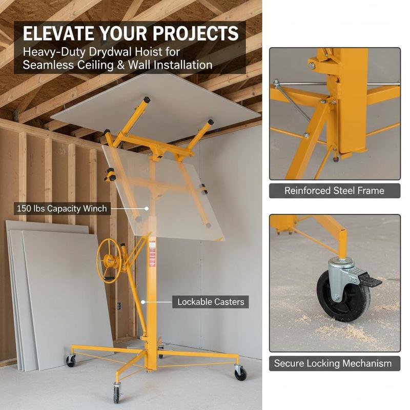 Panel Jack 11ft For Ceiling In - Heavy Equipment Yellow ulasan dan harga