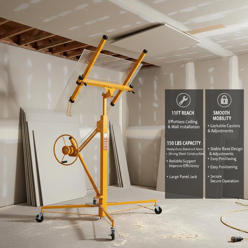 Panel Jack 11ft For Ceiling In - Heavy Equipment Yellow ulasan dan harga