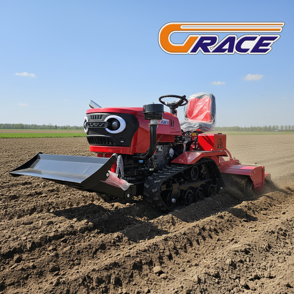 Customized 25HP Mini Crawler T - Tractor Backhoe ulasan dan harga