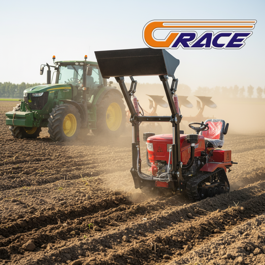 Customized 25HP Mini Crawler T - Tractor Backhoe ulasan dan harga
