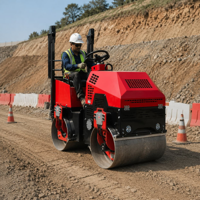 Double Drum Vibratory Road Rol - Heavy Equipment For Construction ulasan dan harga