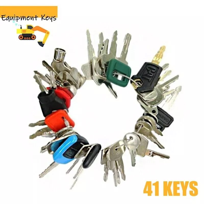 41PCS Heavy Equipment Keys Set - Heavy Equipment Key Set ulasan dan harga