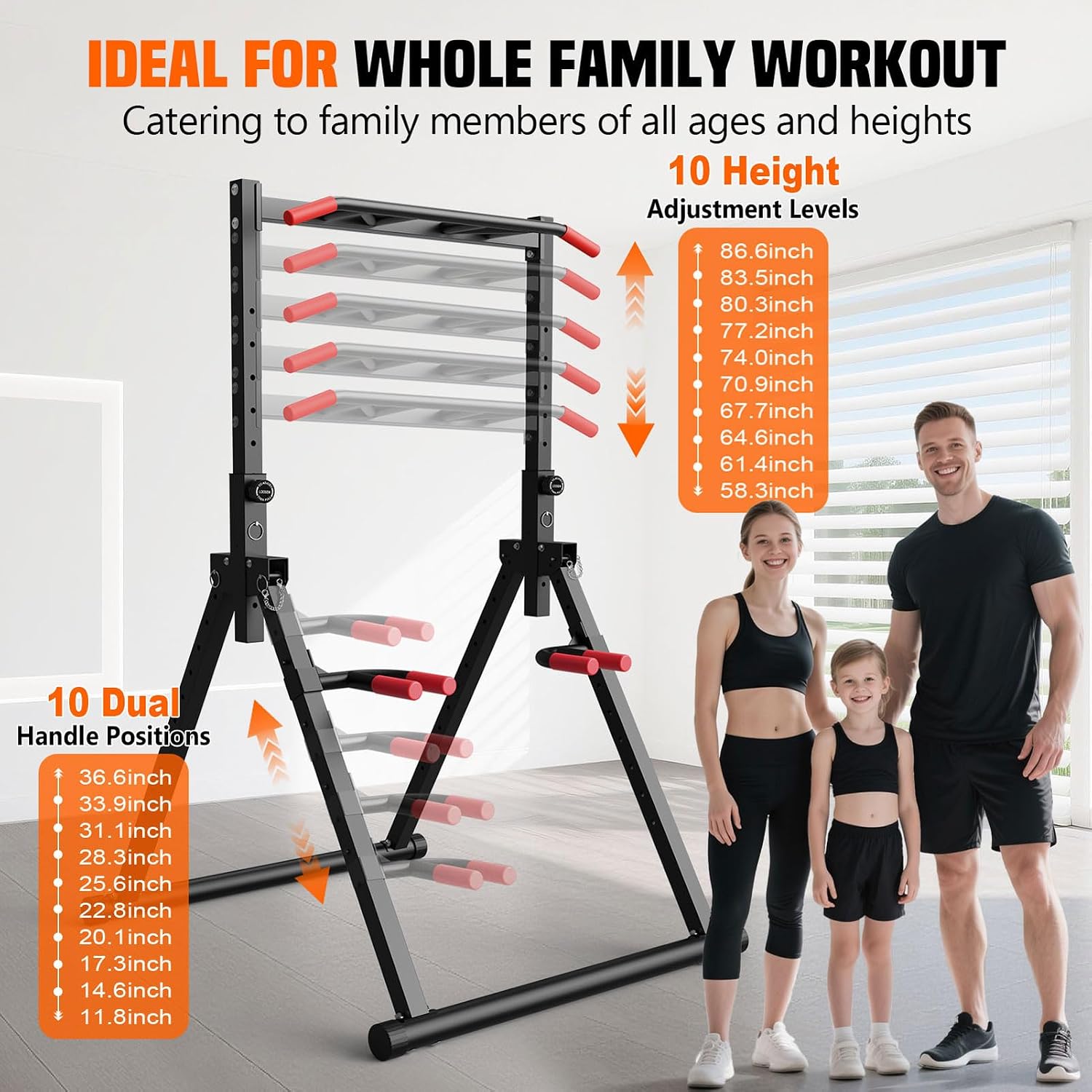 Foldable Power Tower Dip Stati - Heavy Equipment Gym ulasan dan harga