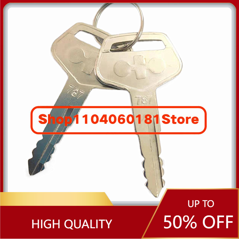 2pcs/set Silver 787 Ignition K - Heavy Equipment Key Set ulasan dan harga