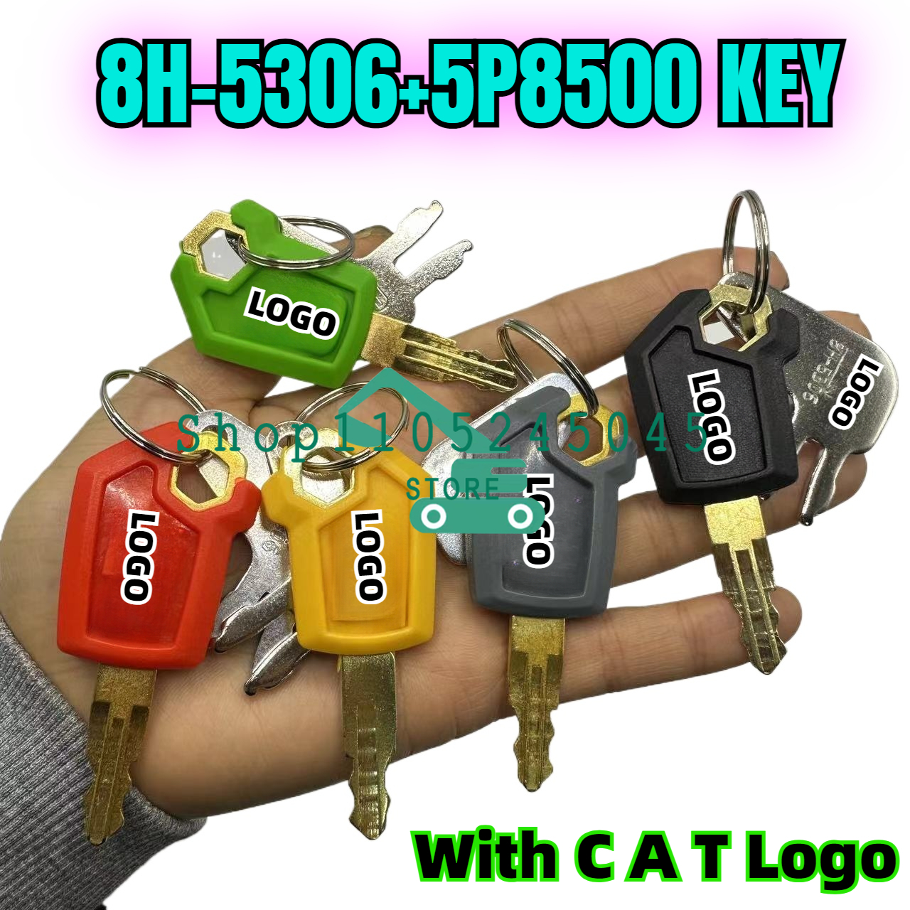 30PCS 5P8500 8H5306 Keys Heavy - Heavy Equipment Yellow ulasan dan harga