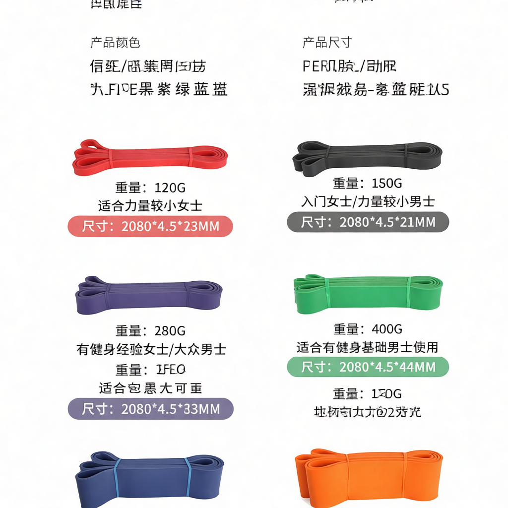 Elastic Resistance Bands TPE T - Heavy Equipment Gym ulasan dan harga
