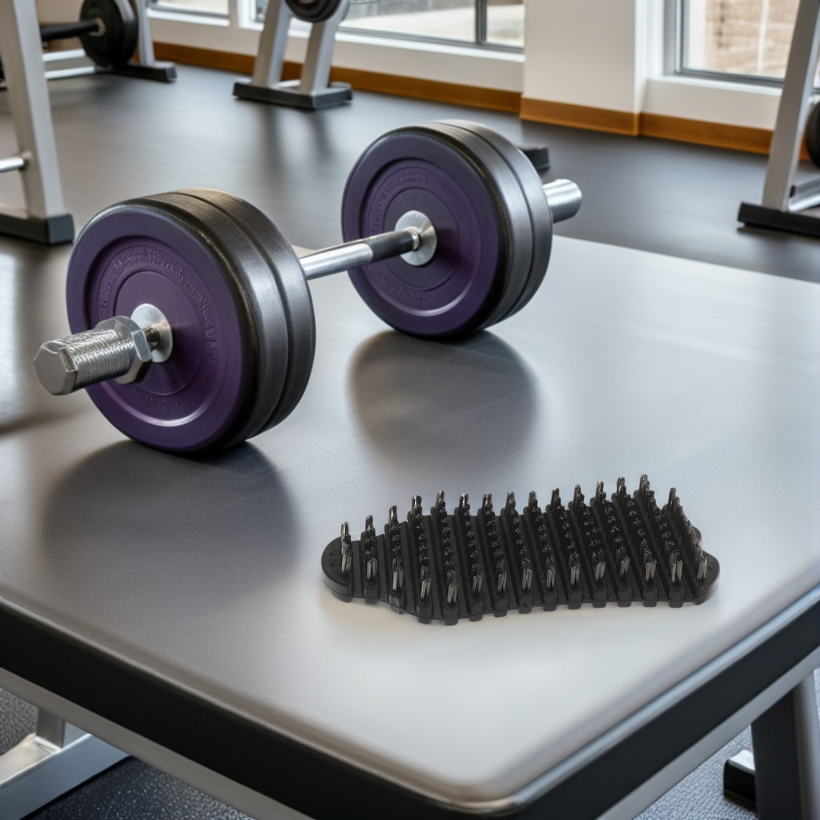 Heavy Duty Barbell Brush Steel - Heavy Equipment Gym ulasan dan harga