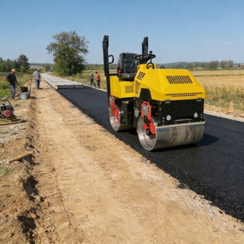 Single Drum Road Roller Vibrat - Heavy Equipment For Construction ulasan dan harga