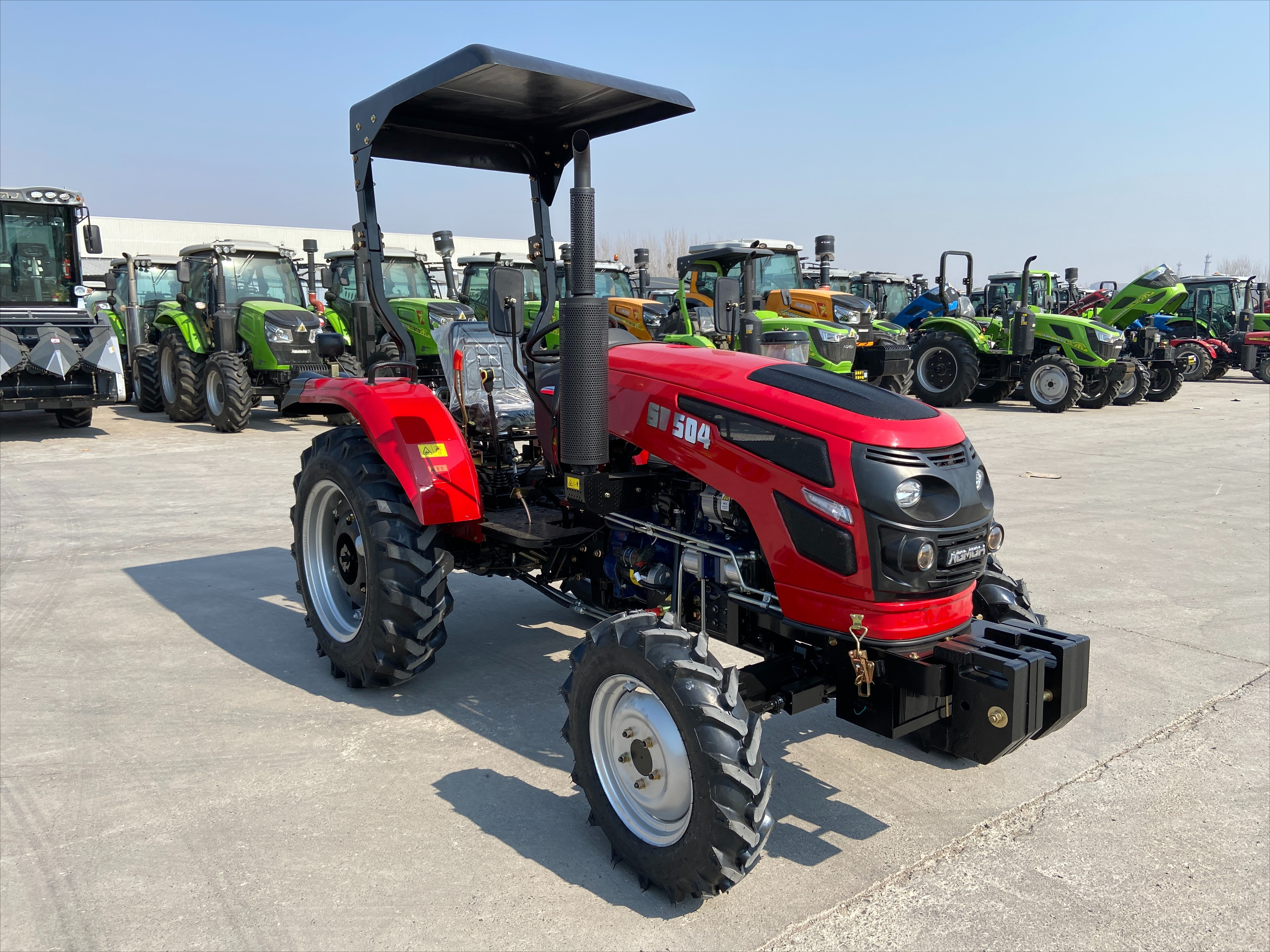 Tractors Mini 4x4 50HP4WD AR50 - Tractor Backhoe ulasan dan harga