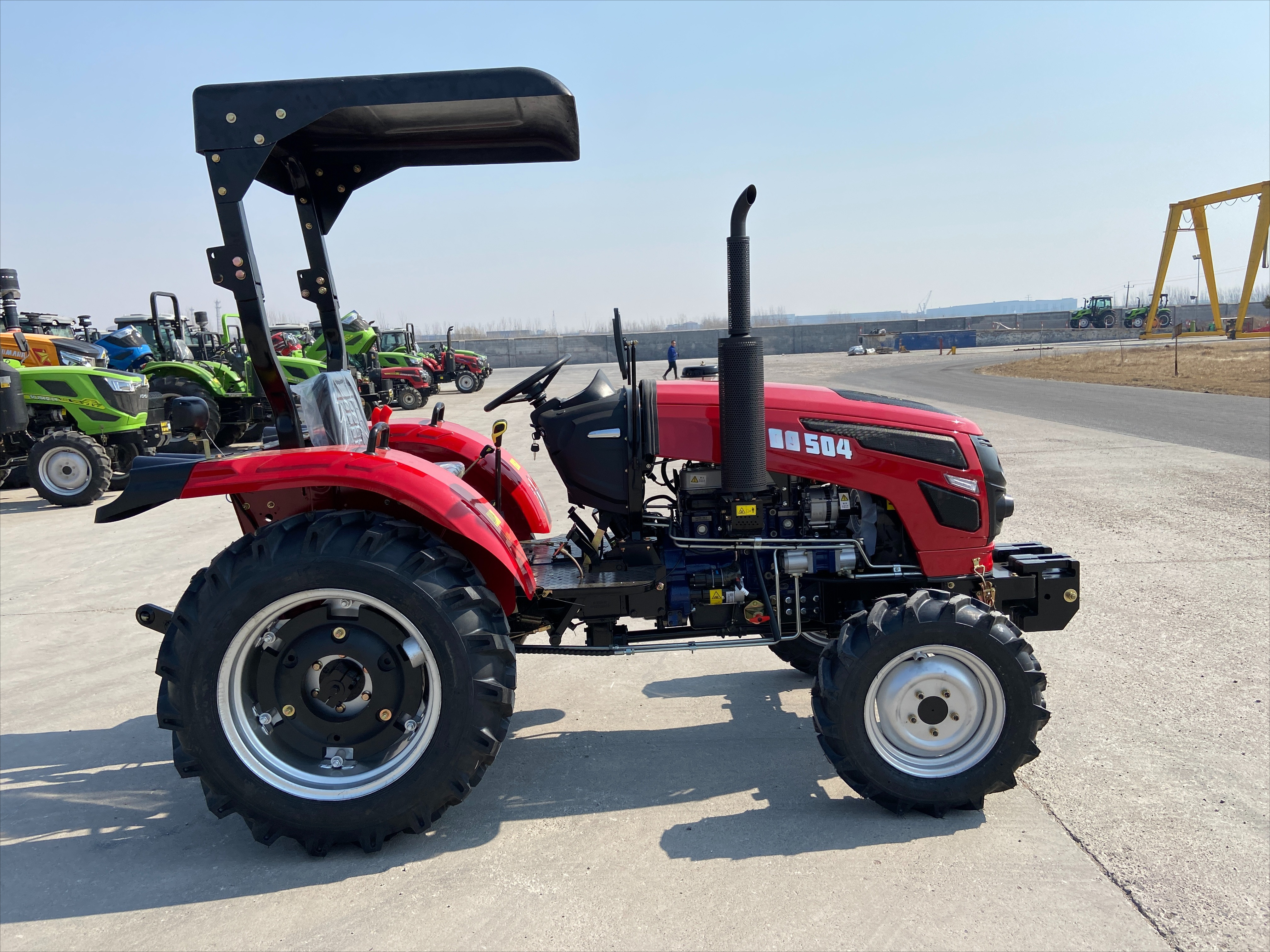 Tractors Mini 4x4 50HP4WD AR50 - Tractor Backhoe ulasan dan harga