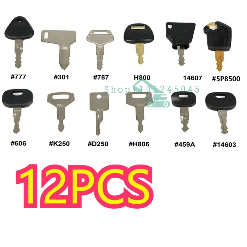 28/21/12Pcs Master Ignition Ke - Heavy Equipment Key Set ulasan dan harga