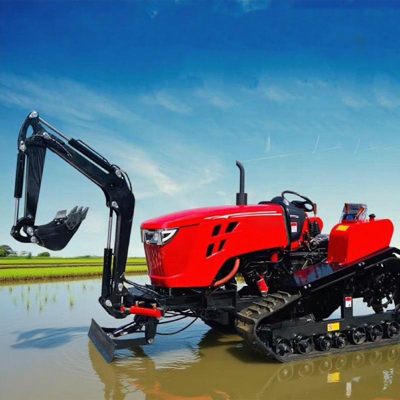 Customized 35HP Crawler Tracto - Tractor Backhoe ulasan dan harga