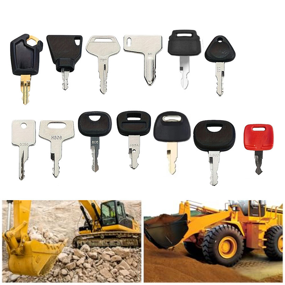 13PCS Construction Machinery I - Heavy Equipment Key Set ulasan dan harga