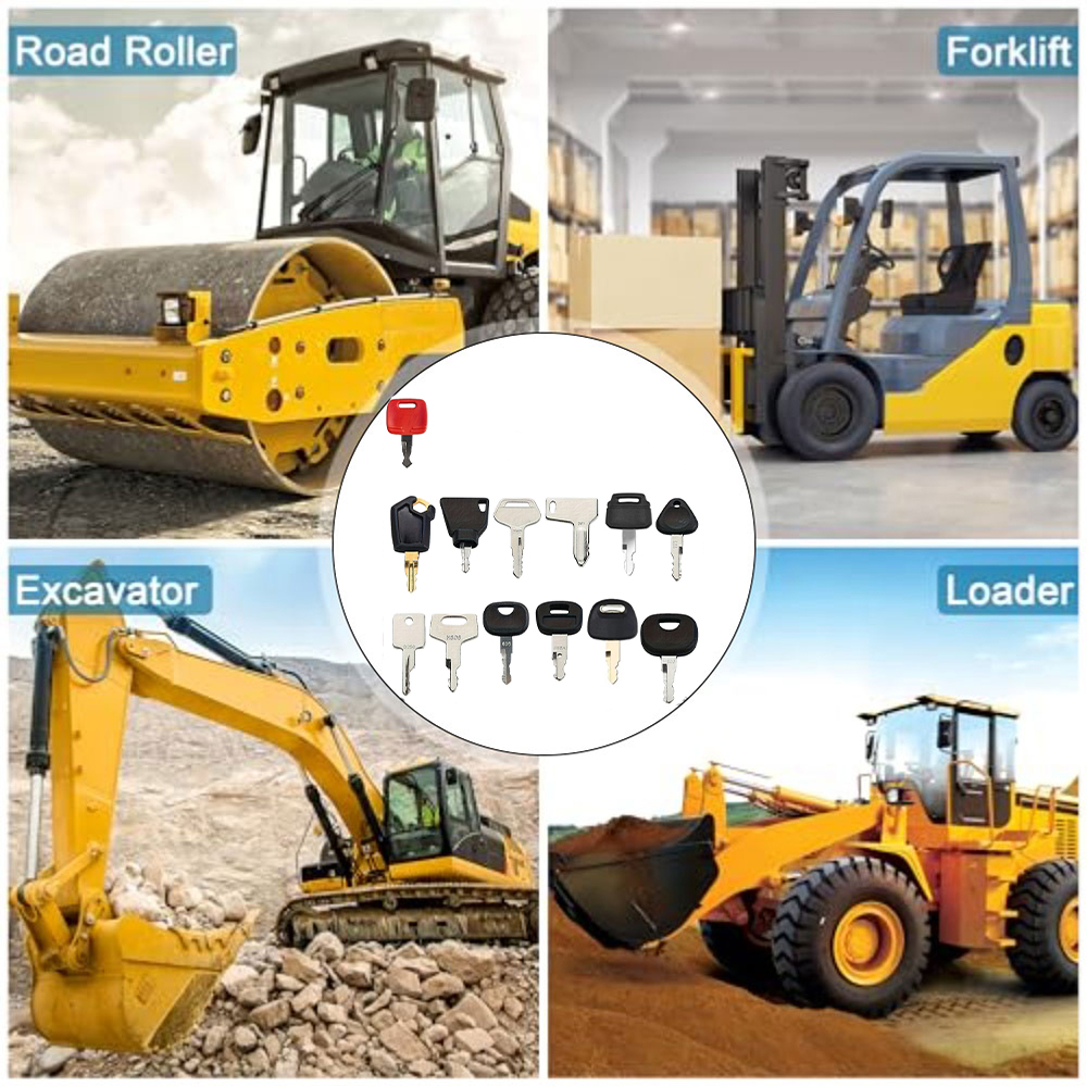 13PCS Construction Machinery I - Heavy Equipment Key Set ulasan dan harga