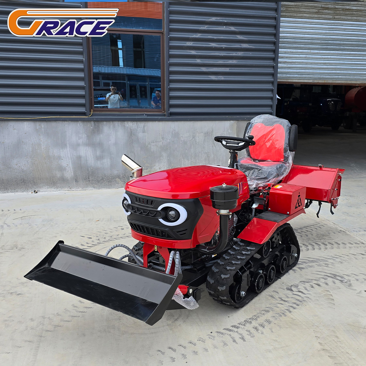 Mini Track Tractor 35HP EPA Co - Tractor Backhoe ulasan dan harga