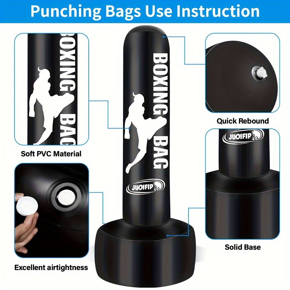 Standing Punching Bag for Adul - Heavy Equipment Yellow ulasan dan harga