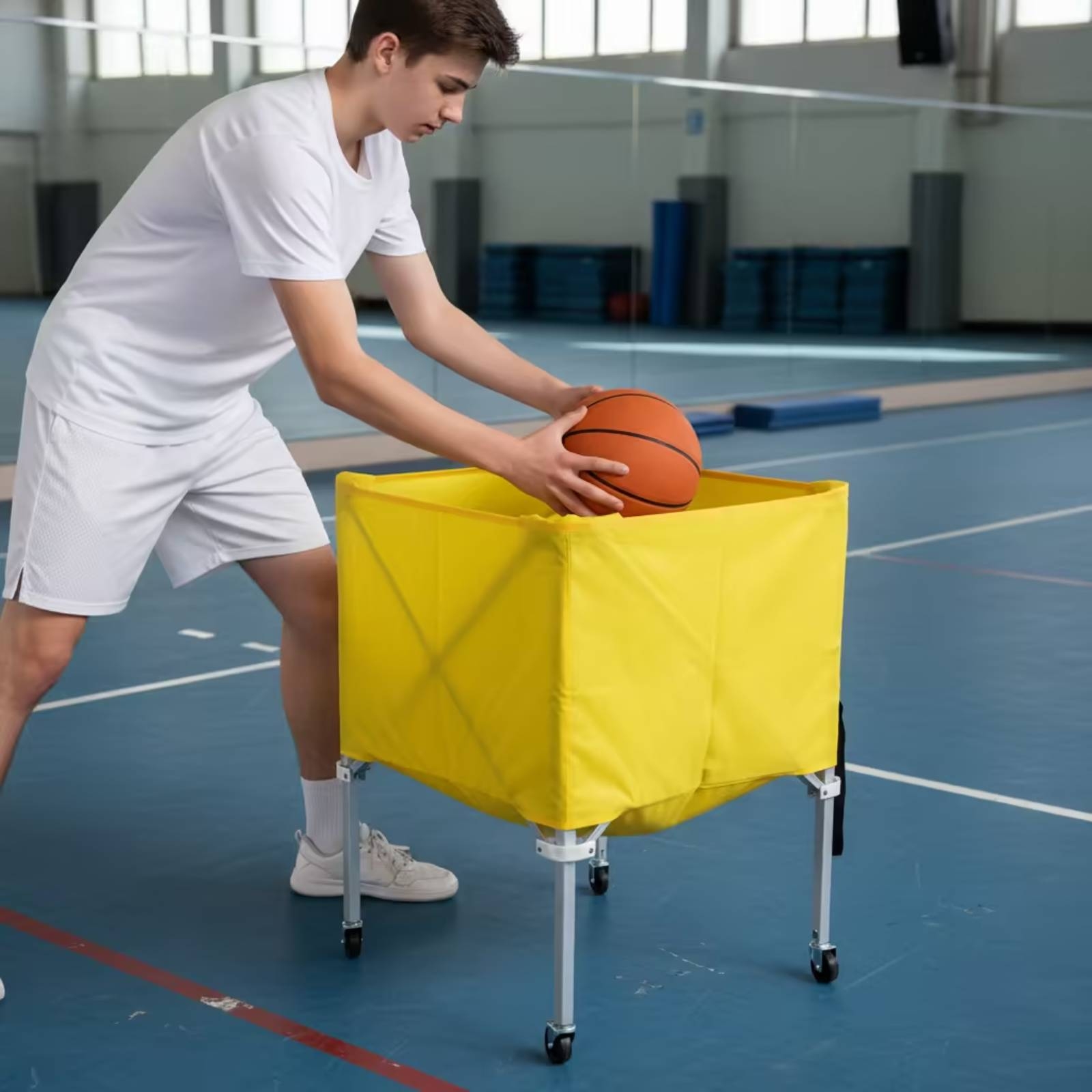 Collapsible Ball Cart Lightwei - Heavy Equipment Gym ulasan dan harga