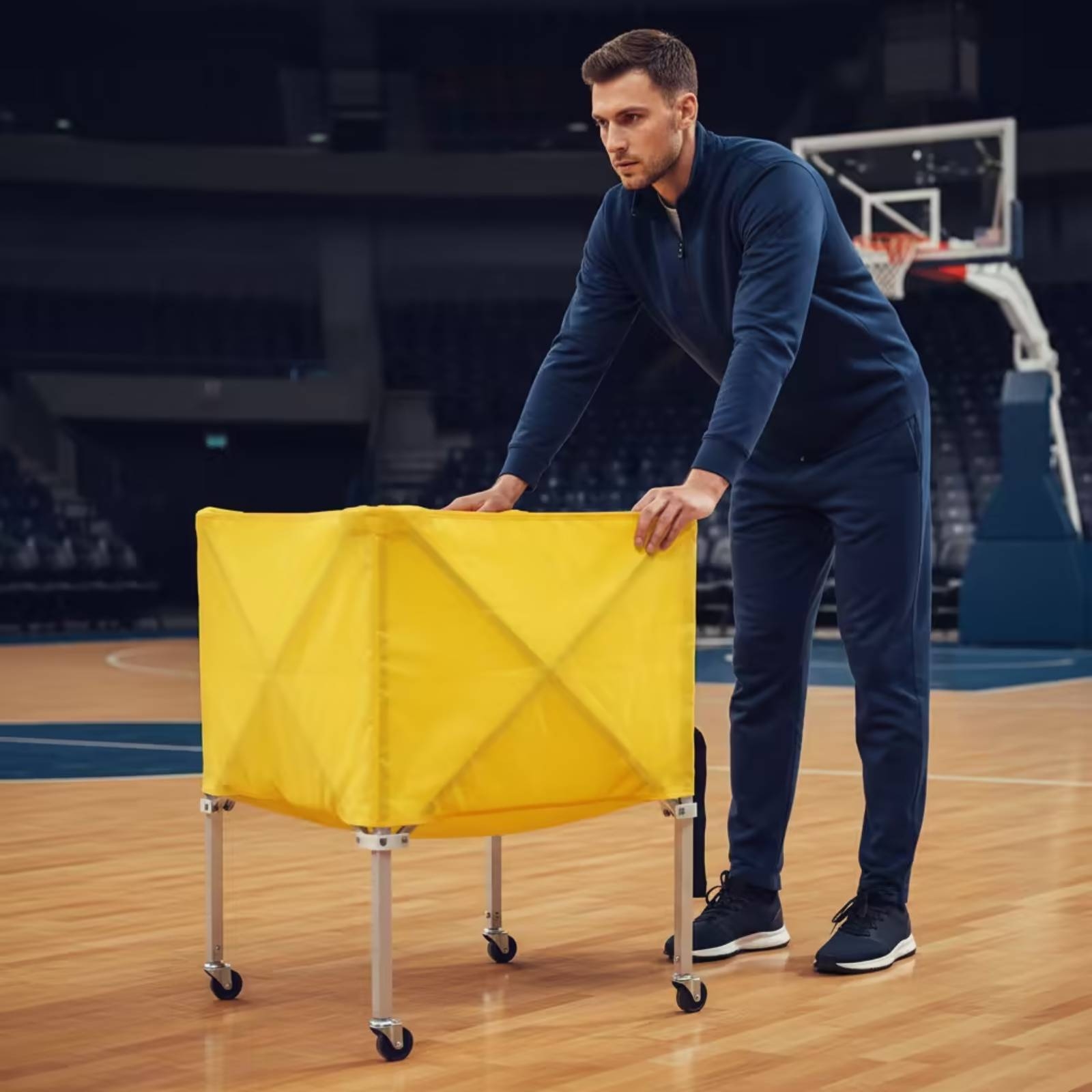 Collapsible Ball Cart Lightwei - Heavy Equipment Gym ulasan dan harga