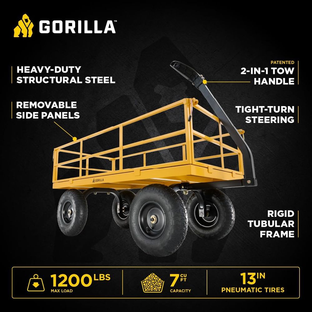 Heavy Duty, All Terrain Garden - Heavy Equipment Yellow ulasan dan harga