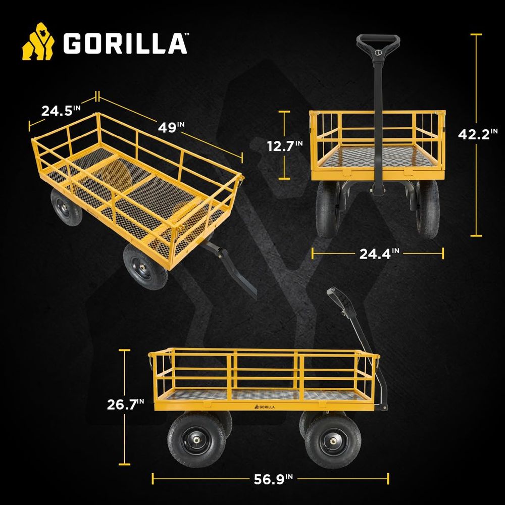 Heavy Duty, All Terrain Garden - Heavy Equipment Yellow ulasan dan harga