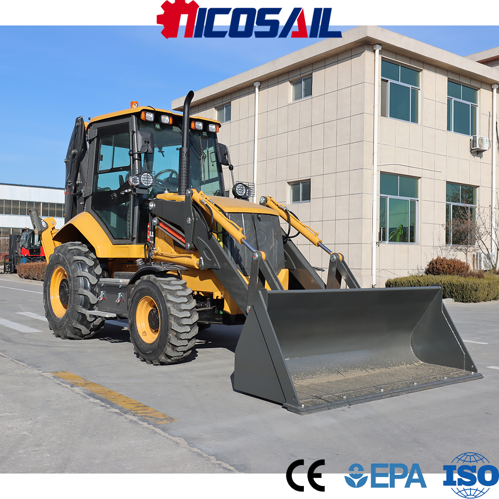 Compact Backhoe CE Approved Eu - Tractor Backhoe ulasan dan harga