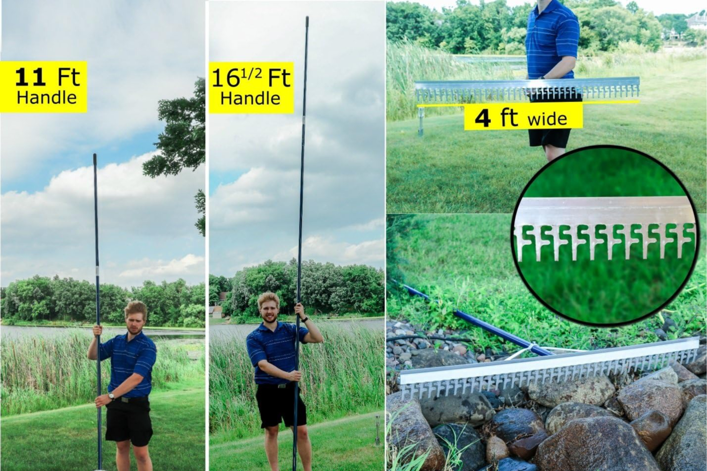 Water Land Home Super Rake, 4  - Heavy Equipment Yellow ulasan dan harga