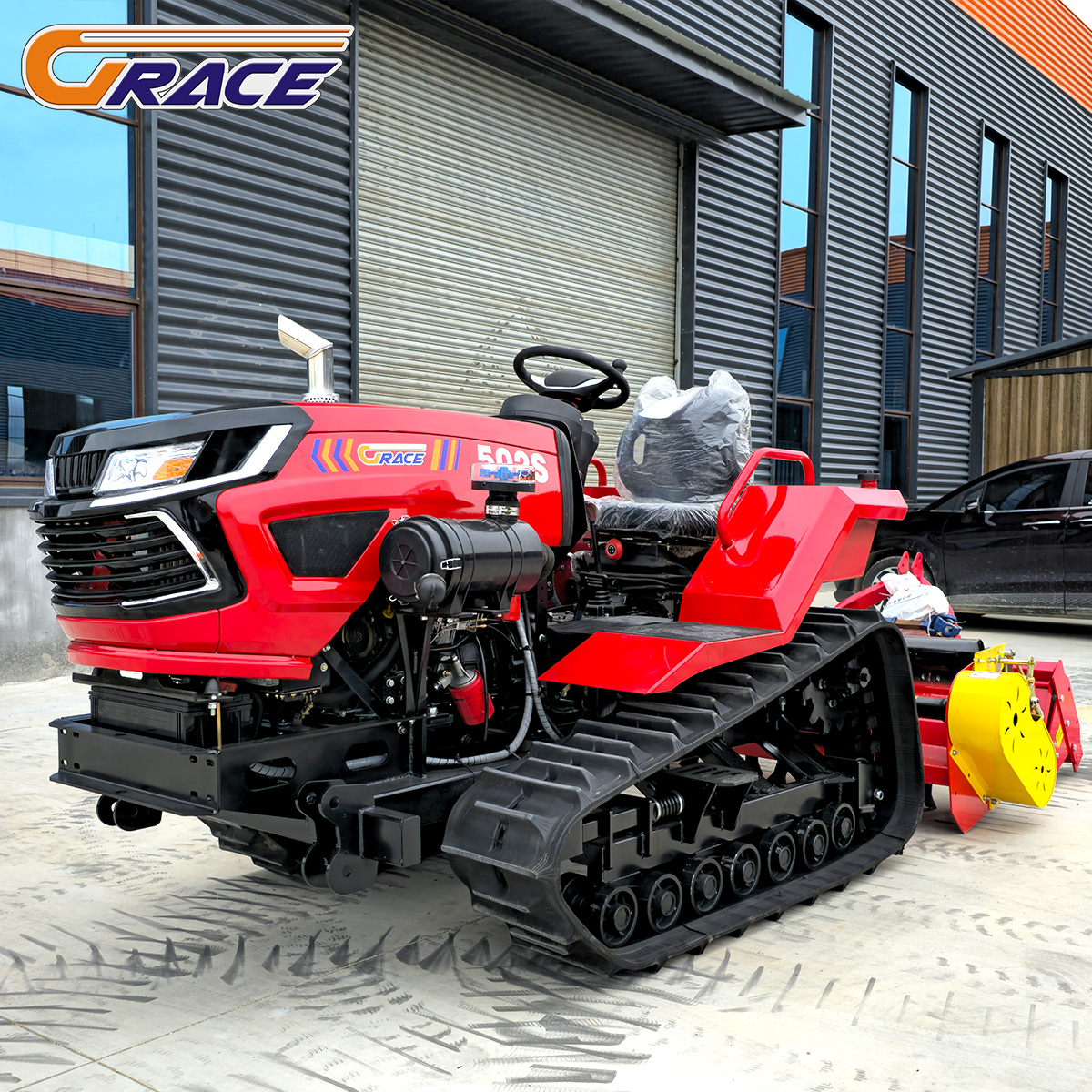 50HP Mini Crawler Tractor Heav - Tractor Backhoe ulasan dan harga