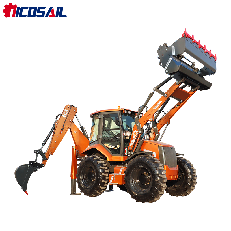 Mini Tractors for Earthmoving  - Tractor Backhoe ulasan dan harga