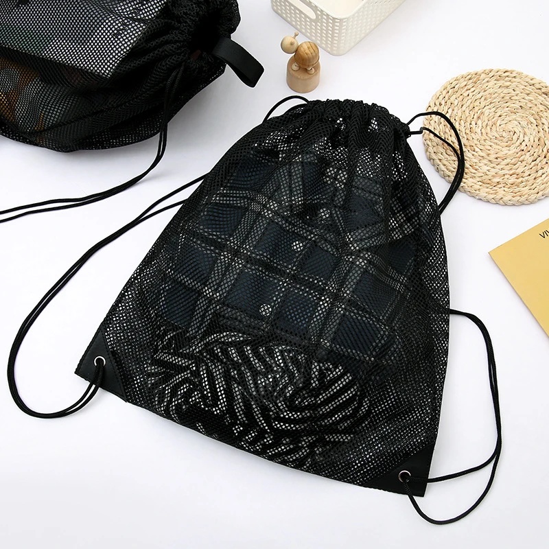 Mesh Drawstring Bag Backpack B - Heavy Equipment Management ulasan dan harga